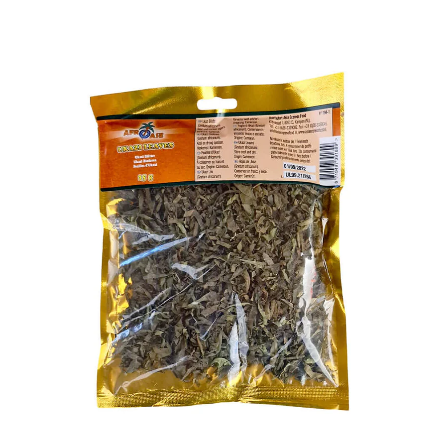Afroase Ukazi Leaves
