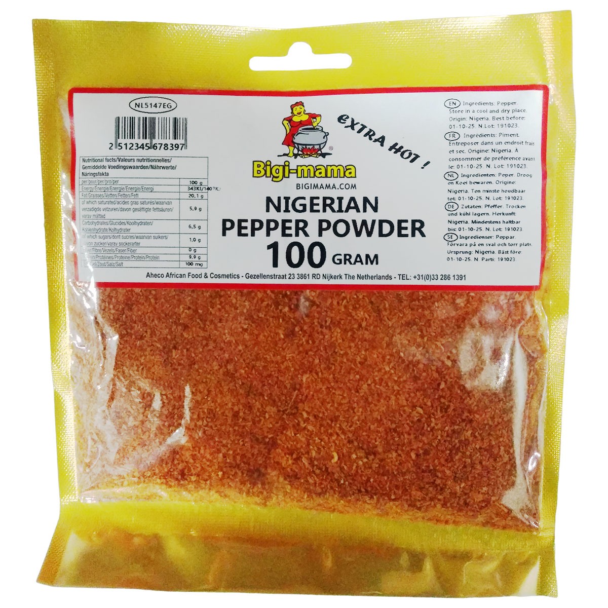 Nigerian Pepper Powder - Bigi-mama